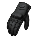 Luva X11 Route 2 Cano Curto Couro Legítimo Motociclista