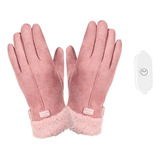 Luvas Aquecidas Para Mulheres, Tela Sensível Ao Toque, Usb