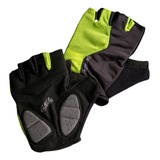 Luvas Ciclismo Flames Gel Dedo Curto - Amarelo - Damatta