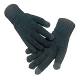 Luvas De Frio Lã Touch Screen Celular Corrida Inverno Preta