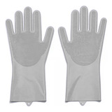 Luvas De Silicone Para Esfregar Louças Multiuso Tira Pelos