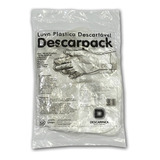 Luvas Descartáveis Descarpack Profissional Plástica Cor