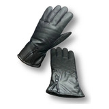 Luvas Masculinas De Couro Falso Inverno Forrado Shr-43