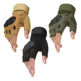Luvas Tatica Militar Airsoft Paintball Meio Dedo Microfibra