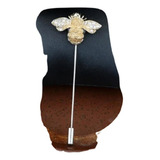 Luxo Broche Pin Lapela Terno Dourado Abelha Casamento Strass