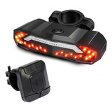 Luz Aviso Bicicleta Prova D'água Antifurto Lanterna Traseira