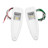 Luz De Bordo Proa Olho De Tubarão Led 12v Cor Branca