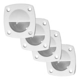 Luz De Cortesia Led 12v Branca P/ Barco Lancha - 4 Unidades