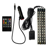 Luz Interna Carro 12v Neon Rgb Led Bluetooth App Bt Ambiente