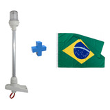 Luz Navegação Mastro Strobo E Alcançado Branco Bandeira