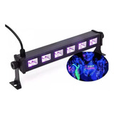 Luz Negra Ultravioleta Led Uv Projetor 20w Barra Lk-uv6