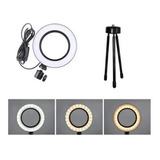 Luz Pra Tirar Fotos Live Maquiagem Iluminador Ring Light Led