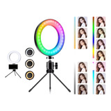Luz Pra Tirar Fotos Live Maquiagem Iluminador Ring Light Led