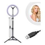 Luz Pra Tirar Fotos Live Maquiagem Iluminador Ring Light Led