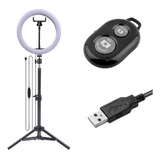 Luz Pra Tirar Fotos Live Maquiagem Iluminador Ring Light Led