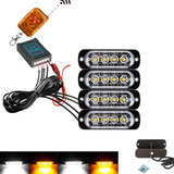 Luz Strobo Grade Carro Giroflex Sinalizador Giroled Led 