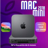 Mac Mini, Intel Core I7 8ª, 16gb, Ssd 256gb - Cinza Espacial
