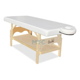 Maca Fixa Massagem 450kg Regulagem De Altura Estetica Branca