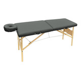 Maca Maleta Portátil Legno Vega Massagem,tatto E Depilação. Cor Cinza