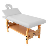 Maca Massagem Fixa Bali Spa Reclinavel Salus Brasil Cor Branco