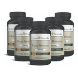 Maca Peruana (lepidium Meyenii) 500mg 300 Cápsulas 5 Frascos