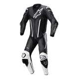 Macacão Alpinestars Fusion Couro Bovino Moto Pista 1 Peça Gp