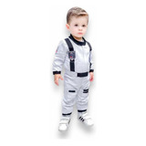 Macacão Astronauta Infantil Luxo Nasa Festa
