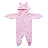 Macacão Bebê Bichinhos Com Capuz Pijama Kigurumi Menina(o)