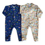 Macacão Com Zíper Unisoft Pijama Infantil