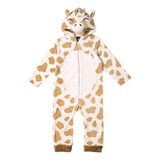 Macacão Fantasia Infantil Girafa Pijama De Bichinho Criança
