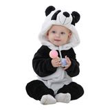 Macacão Fantasia Pijama Infantil Inverno Urso Panda Pronta Entrega