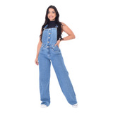 Macacão Feminino Longo Panicat Macaquinho Blogueira Moda