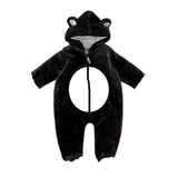 Macacão Infantil Fantasia Parmalat Bebê Urso Panda
