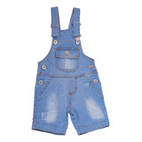 Macacão Jardineira Brim E Jeans Masculina Infantil Preminum