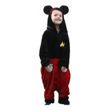 Macacao Kigurumi Infantil Pijama Fantasia Mickey Disney
