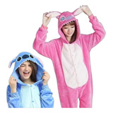 Macacão Kigurumi Pijama Lilo Stitch - Feminino/ Masculino