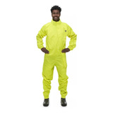 Macacão Nylon 100% Impermeável Amarelo Neon Pantaneiro