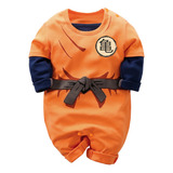 Macacão Para Roupa De Menino Baby Goku De 0 A 24 Meses