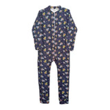 Macacão Pijama Soft Infantil Tam 10/12/14 Frio Inverno