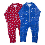 Macacão Pijama Soft Infantil  Tam  10/12/14 Frio Inverno