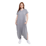 Macacao Saruel Feminino Macaquinho Max Viscolycra Bolso Moda