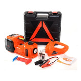 Macaco Hidráulico 12v+compressor+chave De Rodas