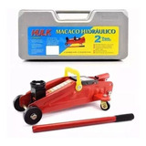 Macaco Hidráulico 2 Toneladas Mini Jacaré C/ Maleta