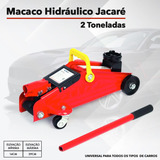 Macaco Hidráulico Jacaré S10 2000 2 Toneladas Carro Estepe