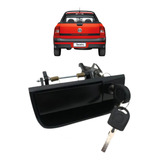 Maçaneta Tampa Traseira Saveiro G6 2015 16 17 18 19 Completa