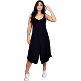 Macaquinho Feminino Pantacourt Macacão Longo Macacao Casual