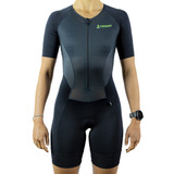 Macaquinho Triathlon Triway Sports Sprint Black Feminino