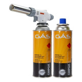 Maçarico Portátil Culinário Automático C/ Regulagem +2 Refil