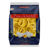 Macarrão De Sêmola Com Ovos Grano Duro Fettuccine Nidi Paganini Pacote 500g