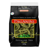 Macarrão De Sêmola Grano Duro Fettuccine Nidi Verde Paganini Pacote 500g